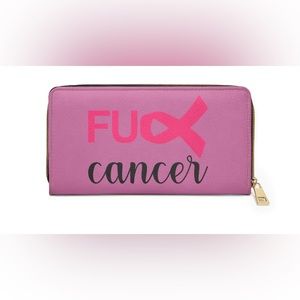 Graphic Custom Leather Zipper Wallet, Designed Cre8tive Concepts Boutique ®️